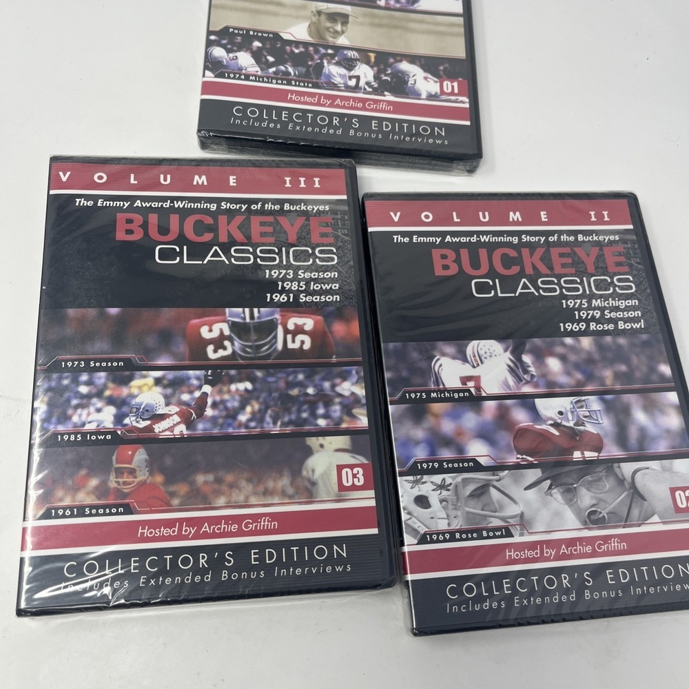 Ohio State Buckeye Classics: Volumes 1-6 DVD Lot Collectors Edition New - Picture 3 of 7